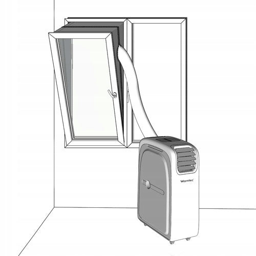 Window seal for AirStop 3m Warmtec portable window air conditioner Energy class - cooling A+++