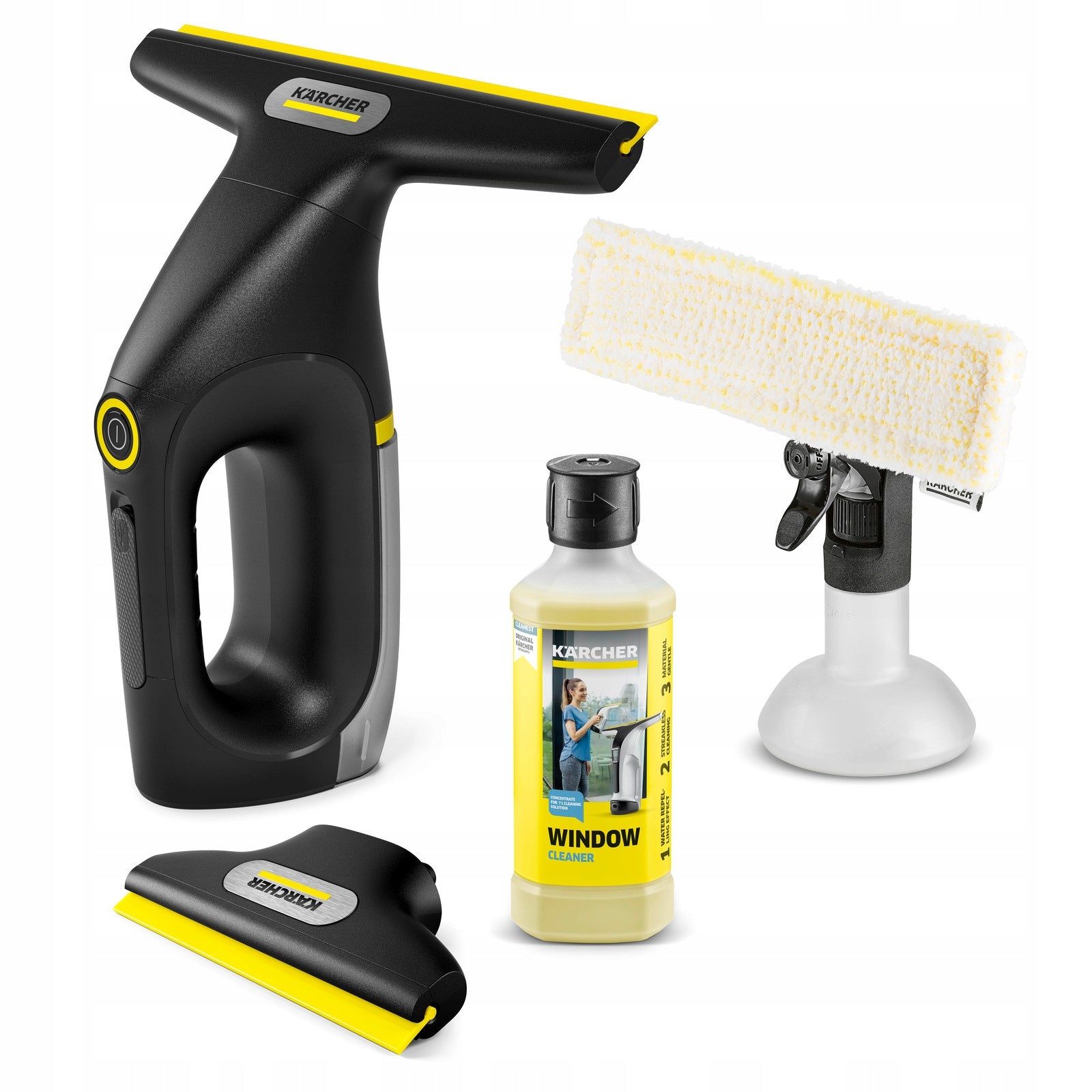 Window washer WV 2 Universal Precision+ Black Karcher