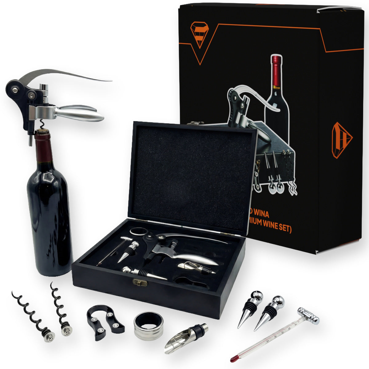Wine opener gift set, cork, cork, father's gift, birthday