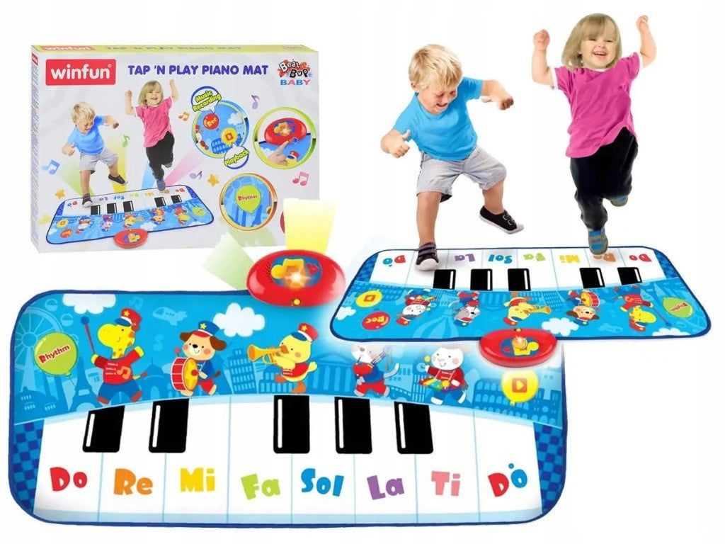 Winfun Piano Music Mat Interactive Recording Light 18m+