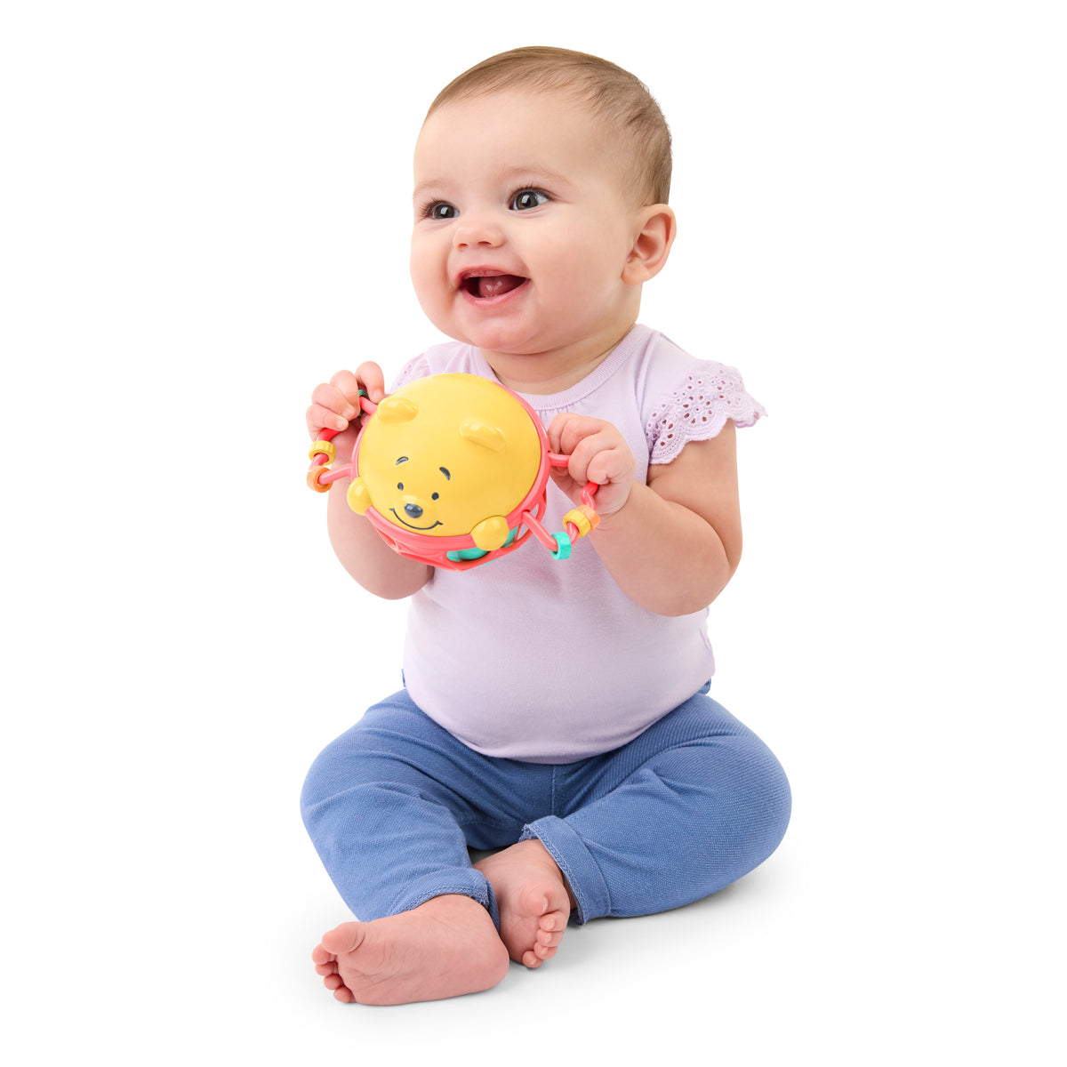 Winnie the Pooh Oball Sensory Rattle Bright Starts Brand Bright Starts