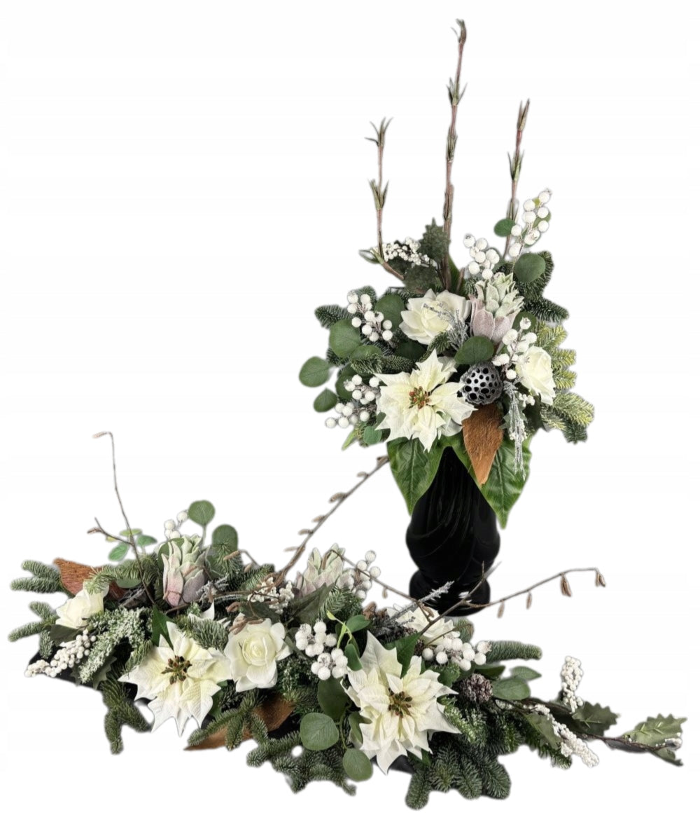Winter Set with Exotic Flower
