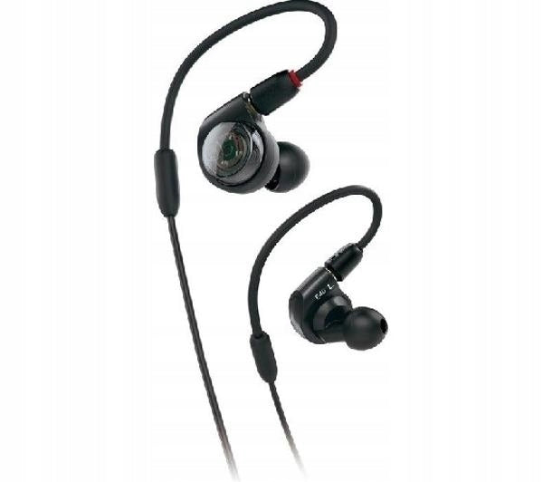 Wired Headphones Audio-Technica ATH-E40 In-Ear Black Packaging status original