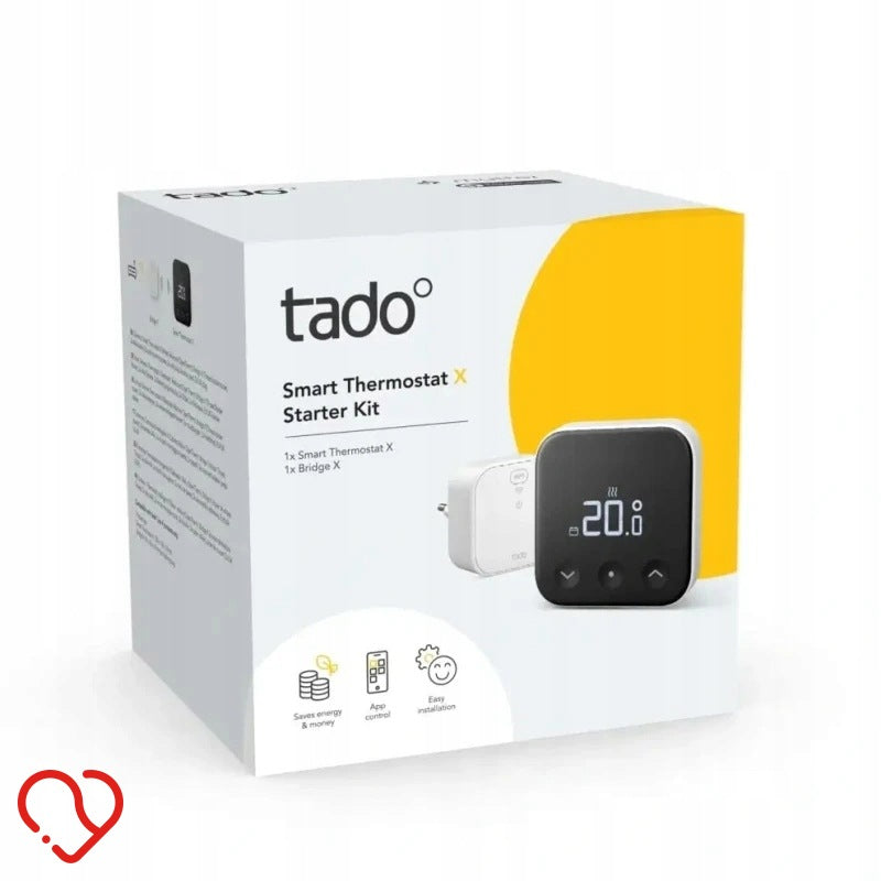 Wired Thermostat tado X Starter Kit Smart Matter Thread Bridge X
