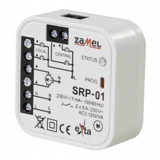 Wired roller shutter controller SRP-01 5A AC-3 230V EAN (GTIN) 0671339727359