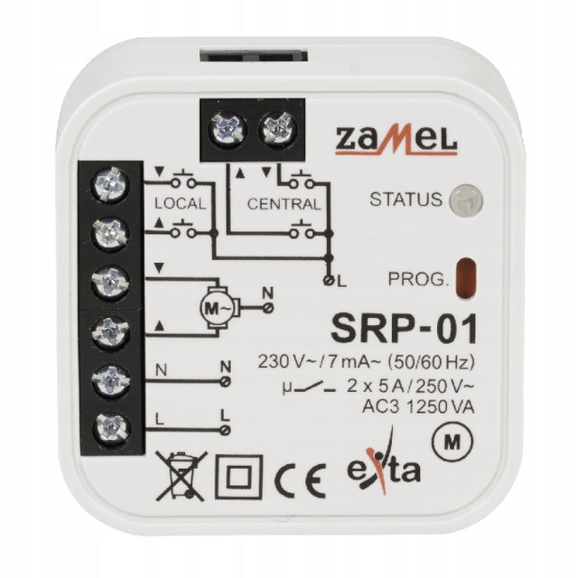 Wired roller shutter controller SRP-01 5A AC-3 230V