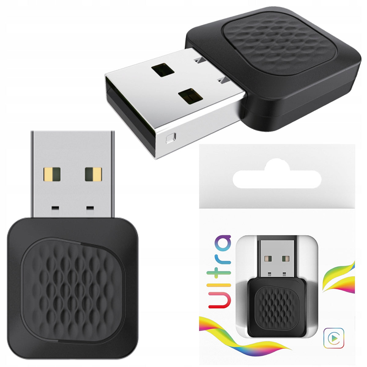 Wireless ADAPTER Carlinkit mini ultra 2 CarPlay Android Auto small Packaging status original