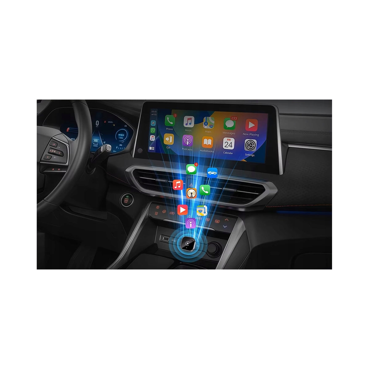 Wireless Adapter CarPlay Android Auto UISJL Plug & Play Manufacturer code A1105921081