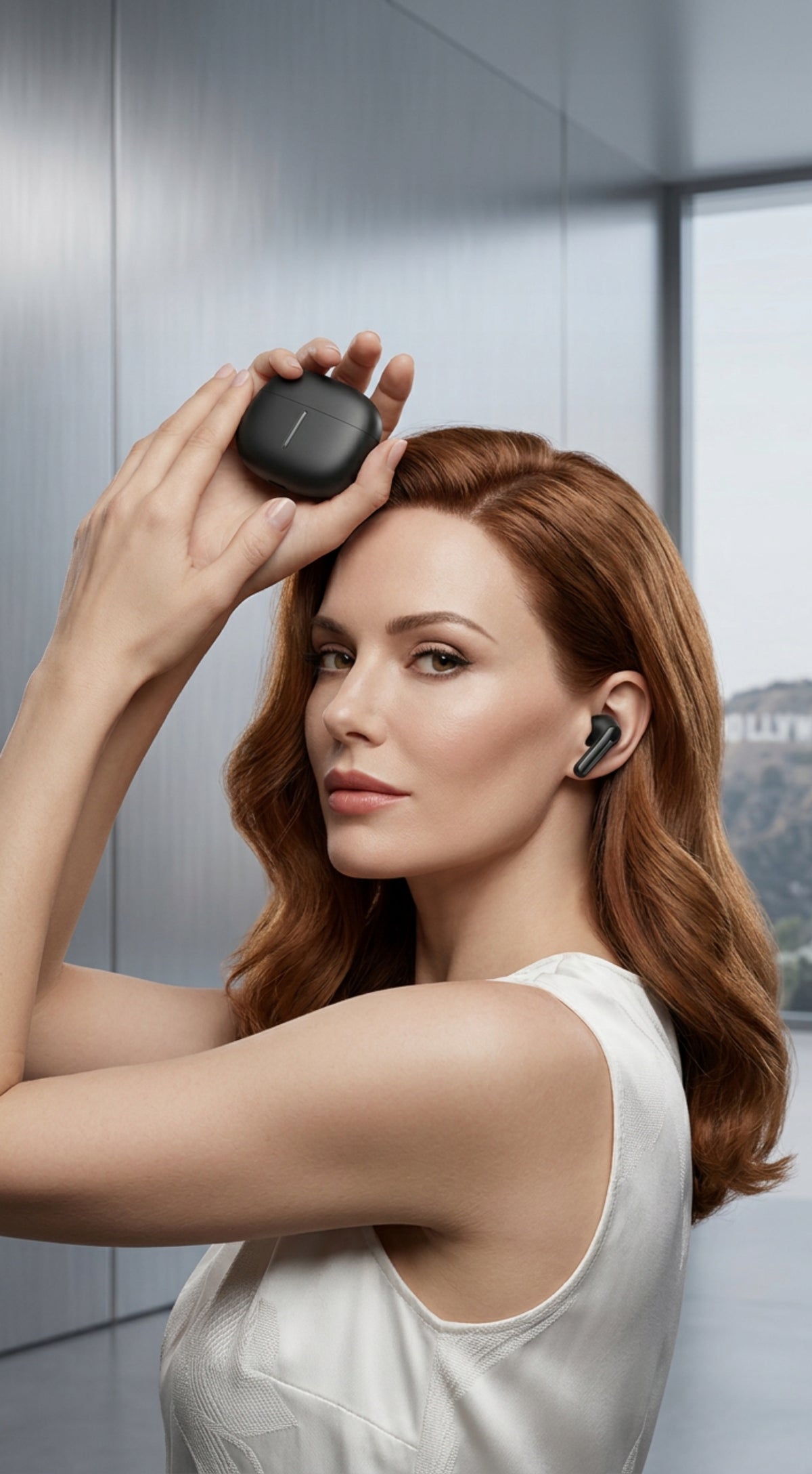 Wireless Bluetooth In-Ear Headphones Black TWO MICROPHONES Manufacturer code Elonix s81a