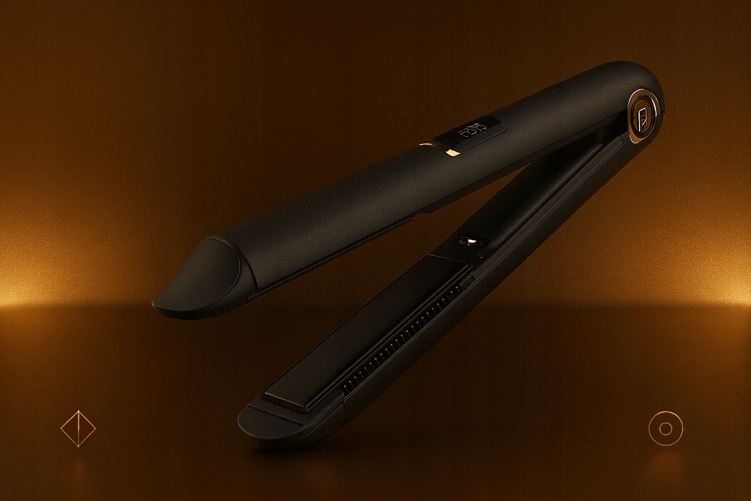 Wireless Ceramic Hair Straightener 2in1 With LCD Power Bank Curls Manufacturer code kompaktowa mini prostownica