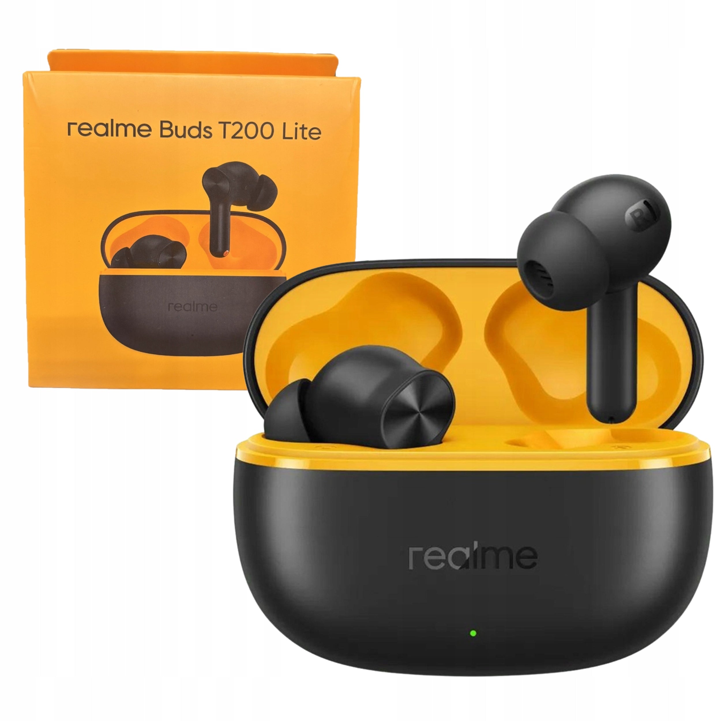 Wireless Earbuds Realme Buds T200 Lite ENC Bluetooth Black