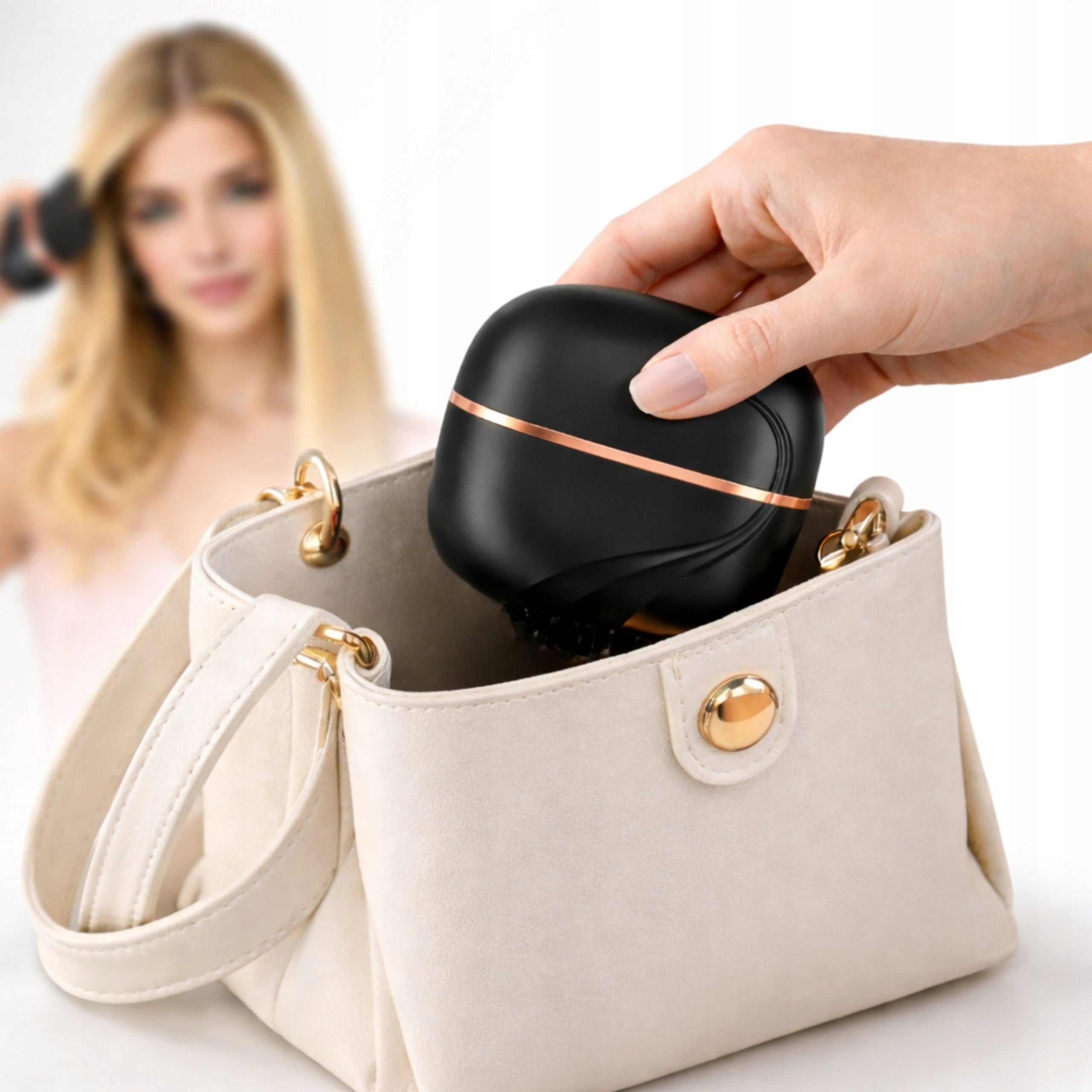 Wireless Hair Straightening Brush Tourist Straightener Accumul