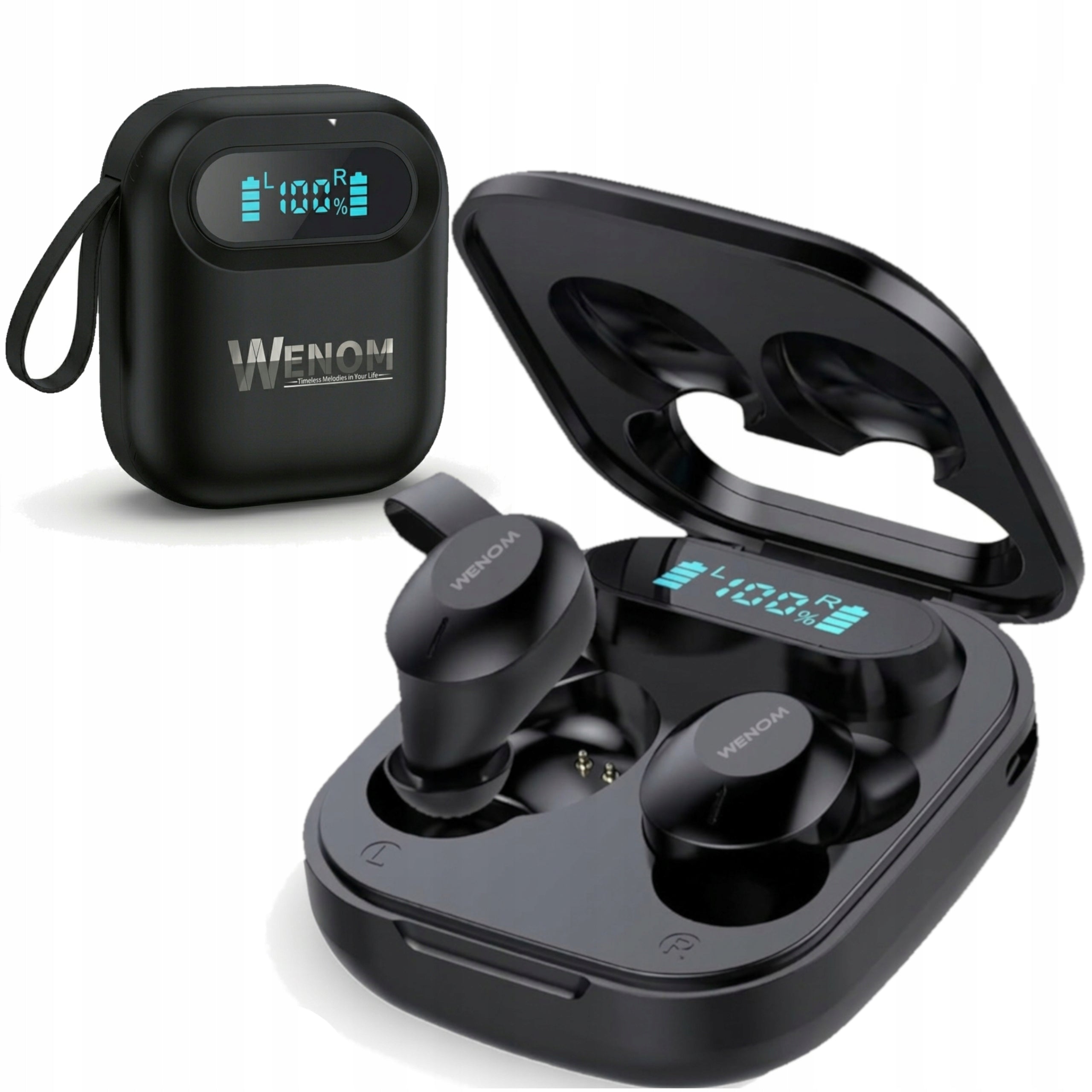 Wireless Headphones Wenom SPE-14 PRO BT 5.3 Powerbank iOS Android HiFi Packaging status original