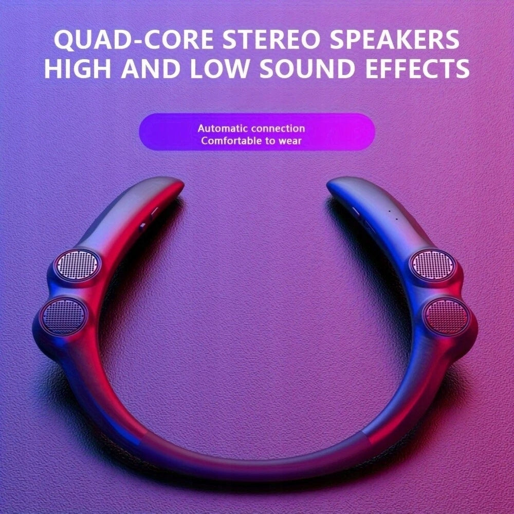 Wireless Noise Cancelling Neckband Bluetooth Speakers with Model other