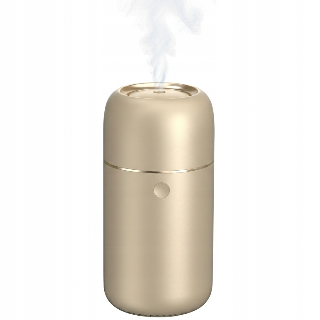 Wireless Oil Diffuser Quiet Scented Portable Aromatherapy Gold