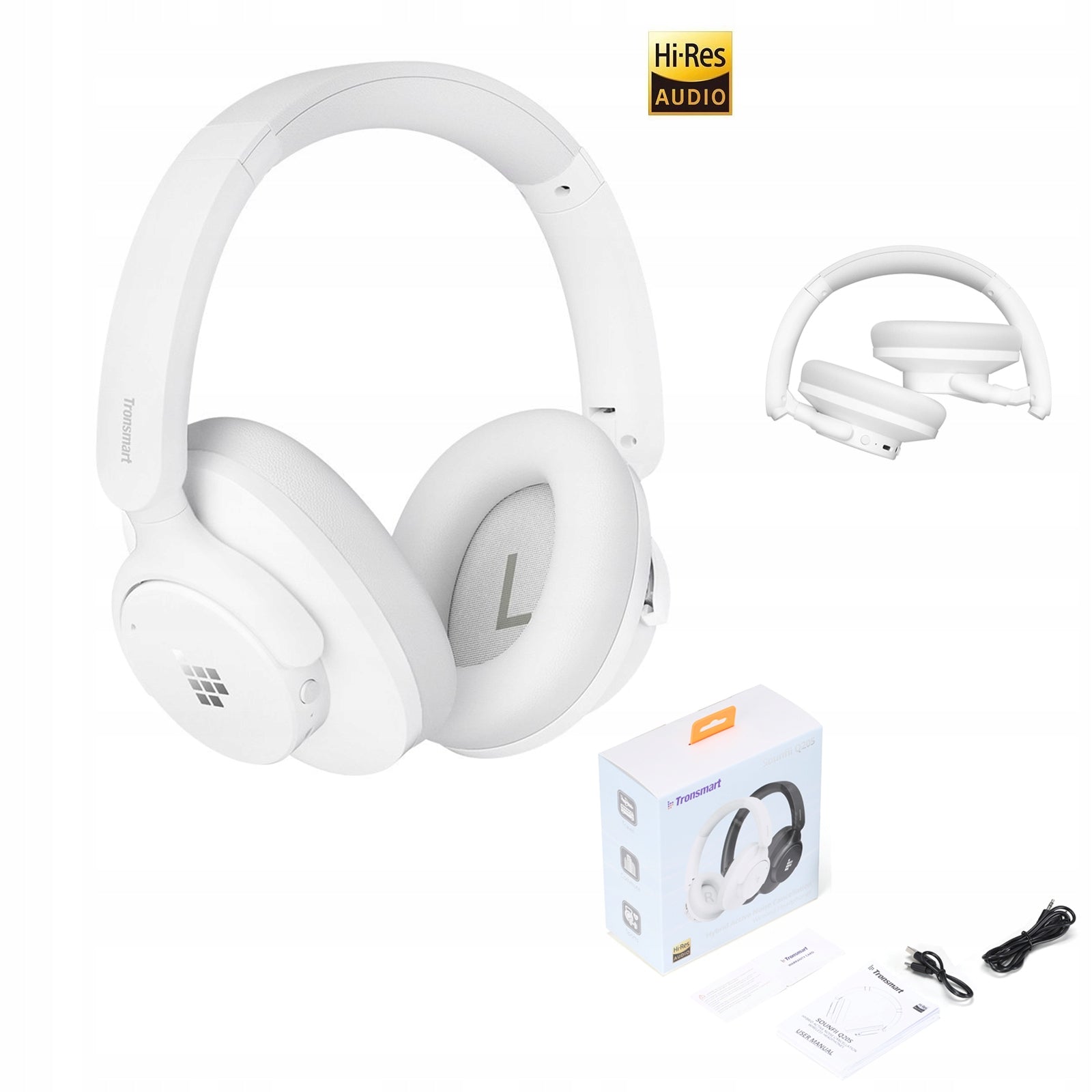 Wireless On-Ear Headphones with Microphone Tronsmart Q20S ANC Sports