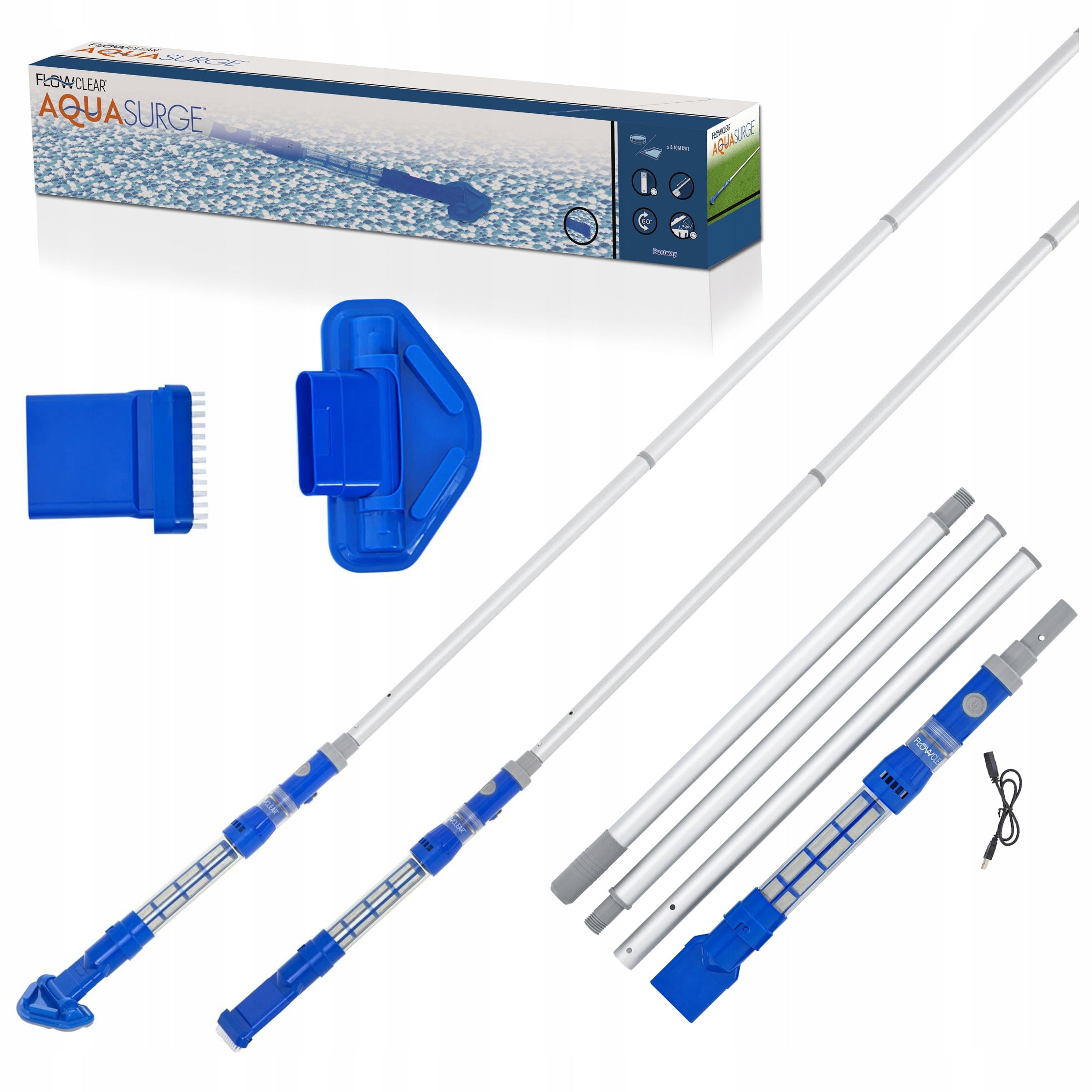 Wireless SPA vacuum cleaner for swimming pool Bestway 58649 200 cm EAN (GTIN) 5906656476761