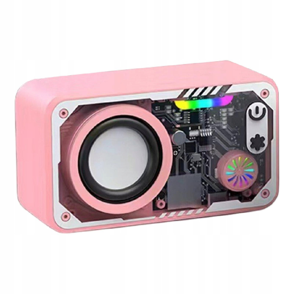 Wireless Speaker for Teenagers Gifts Indoor Transparent Design Pink