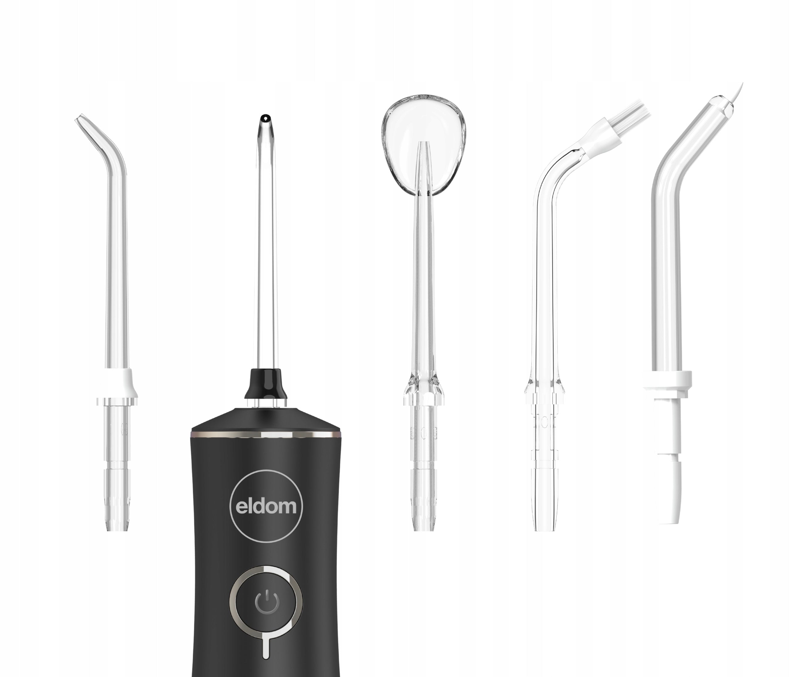 Wireless Tooth Irrigator 4 Modes 5 Tips IPX7 Eldom RY200C black Brand Eldom