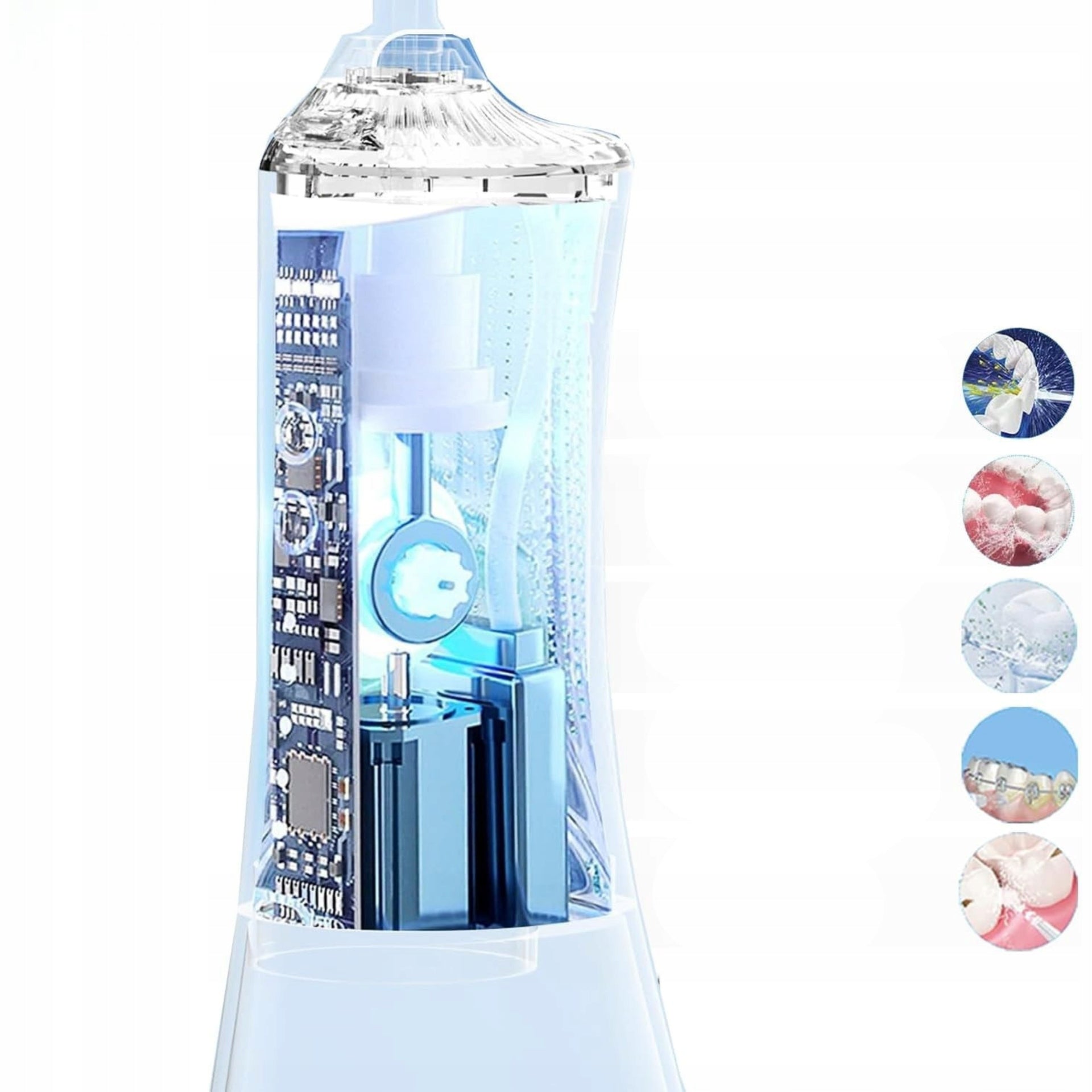 Wireless Tooth Irrigator ANSWER Y&M 300ml 5 Modes IPX7 USB Strong Medical device no