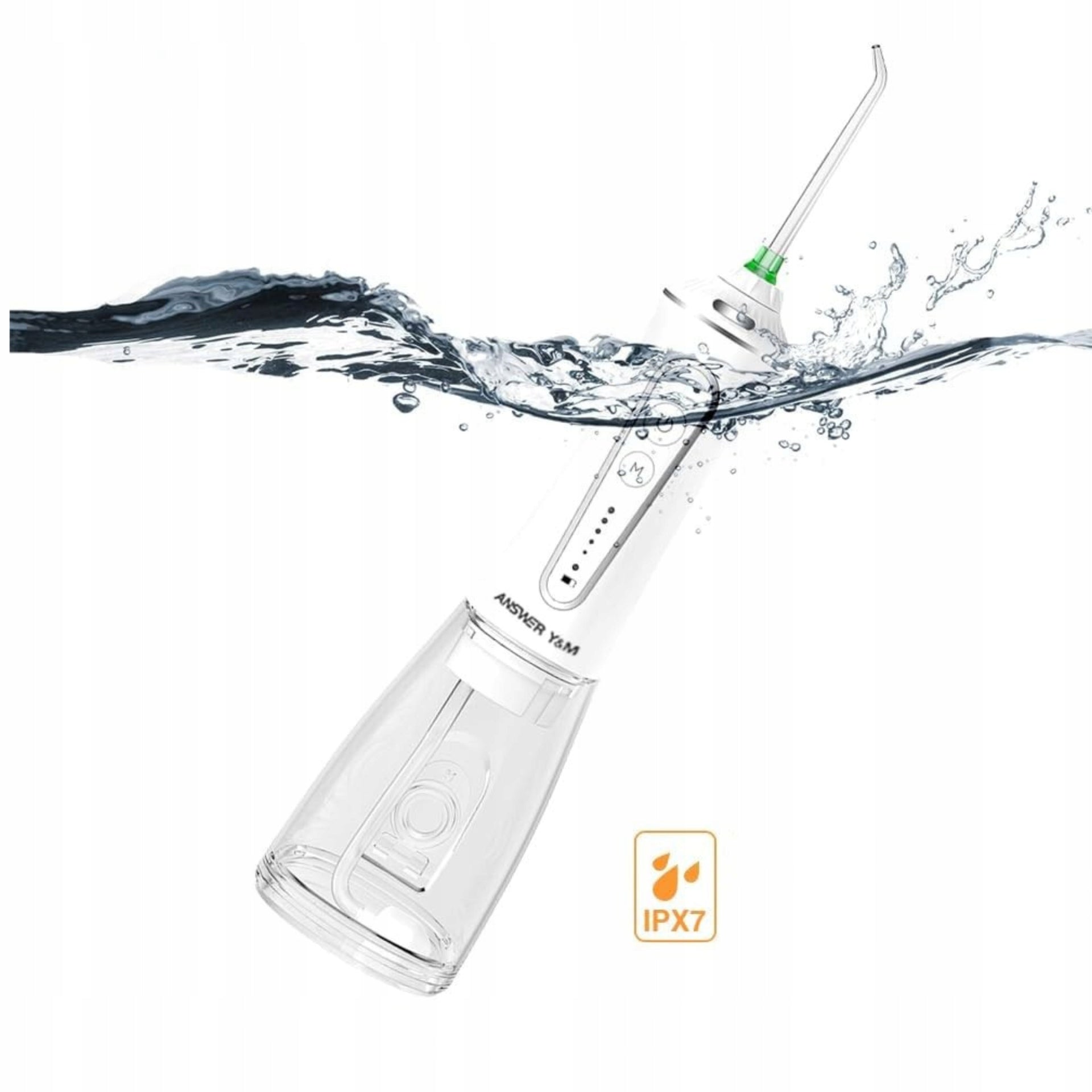 Wireless Tooth Irrigator ANSWER Y&M 300ml 5 Modes IPX7 USB Strong Packaging status original