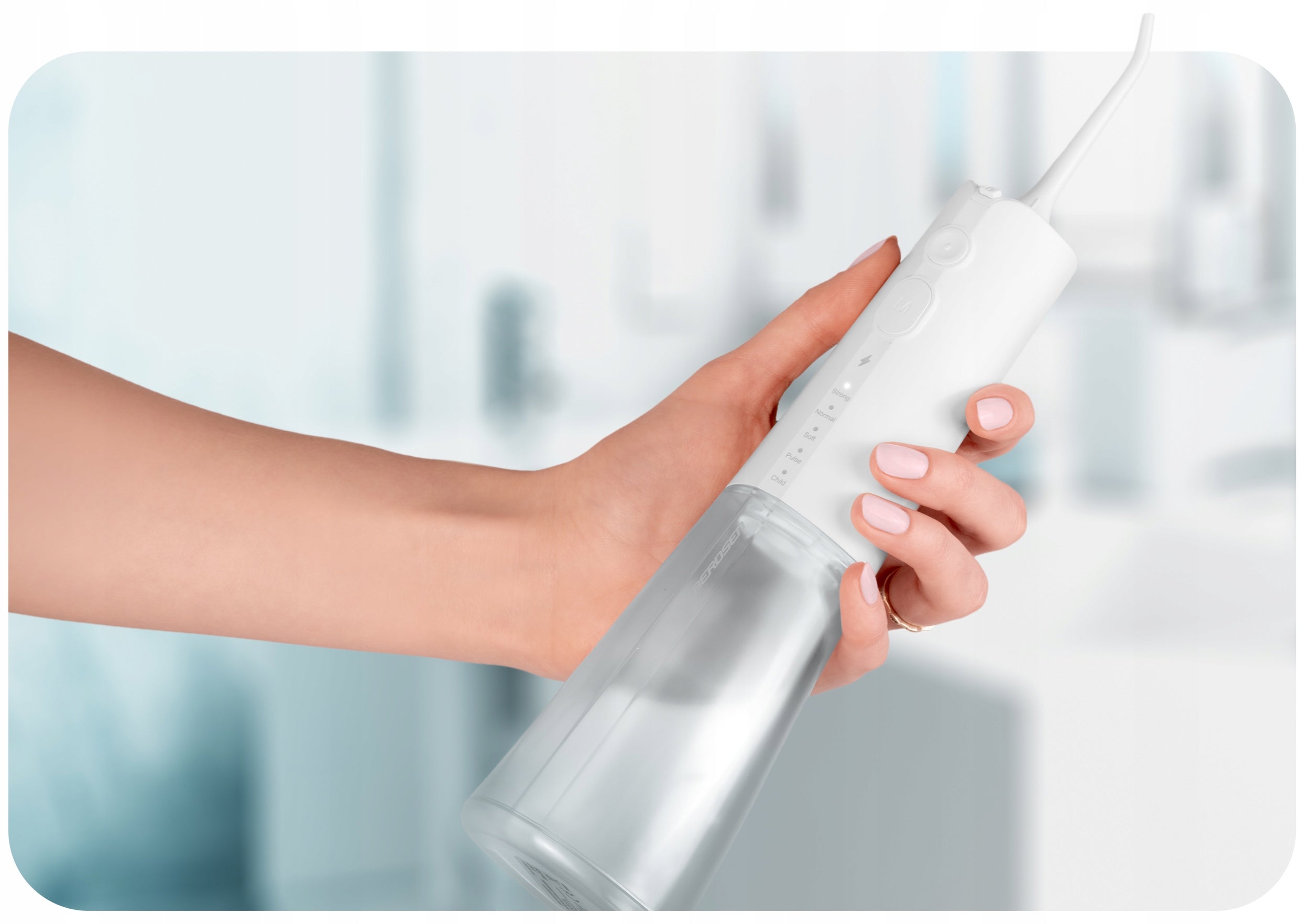 Wireless Tooth Irrigator Dental BERDSEN 5 Modes 5 Tips Kind wireless