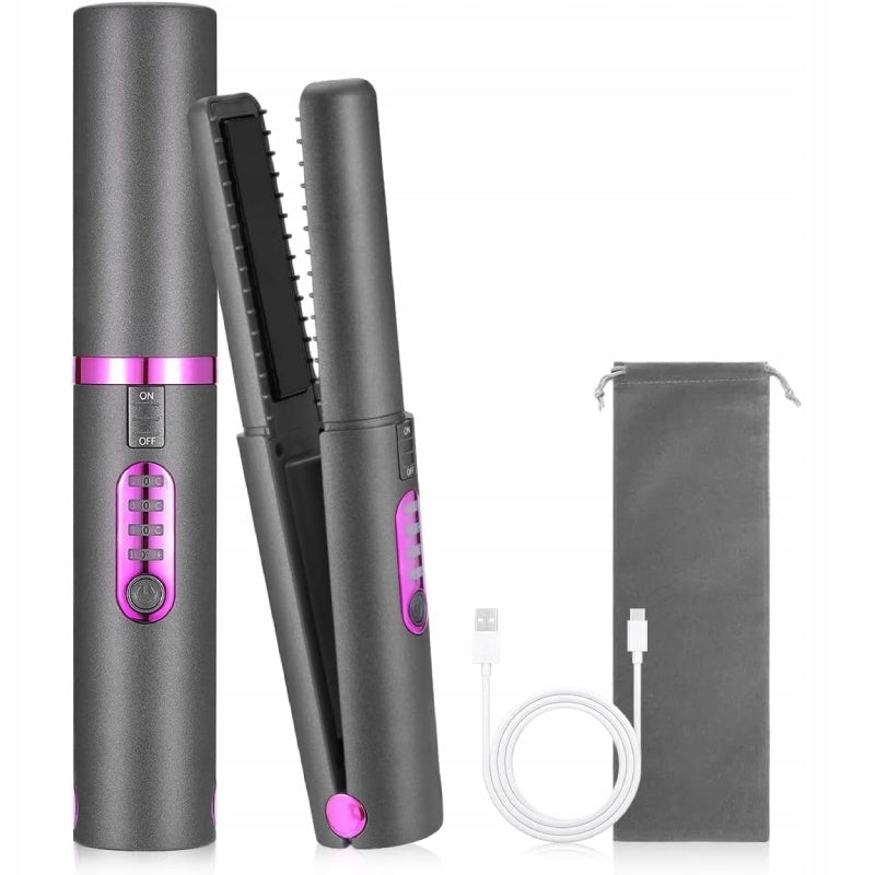 Wireless Travel Hair Straightener 2-in-1, USB-Powered,4800mAh, Portable Manufacturer code 6465
