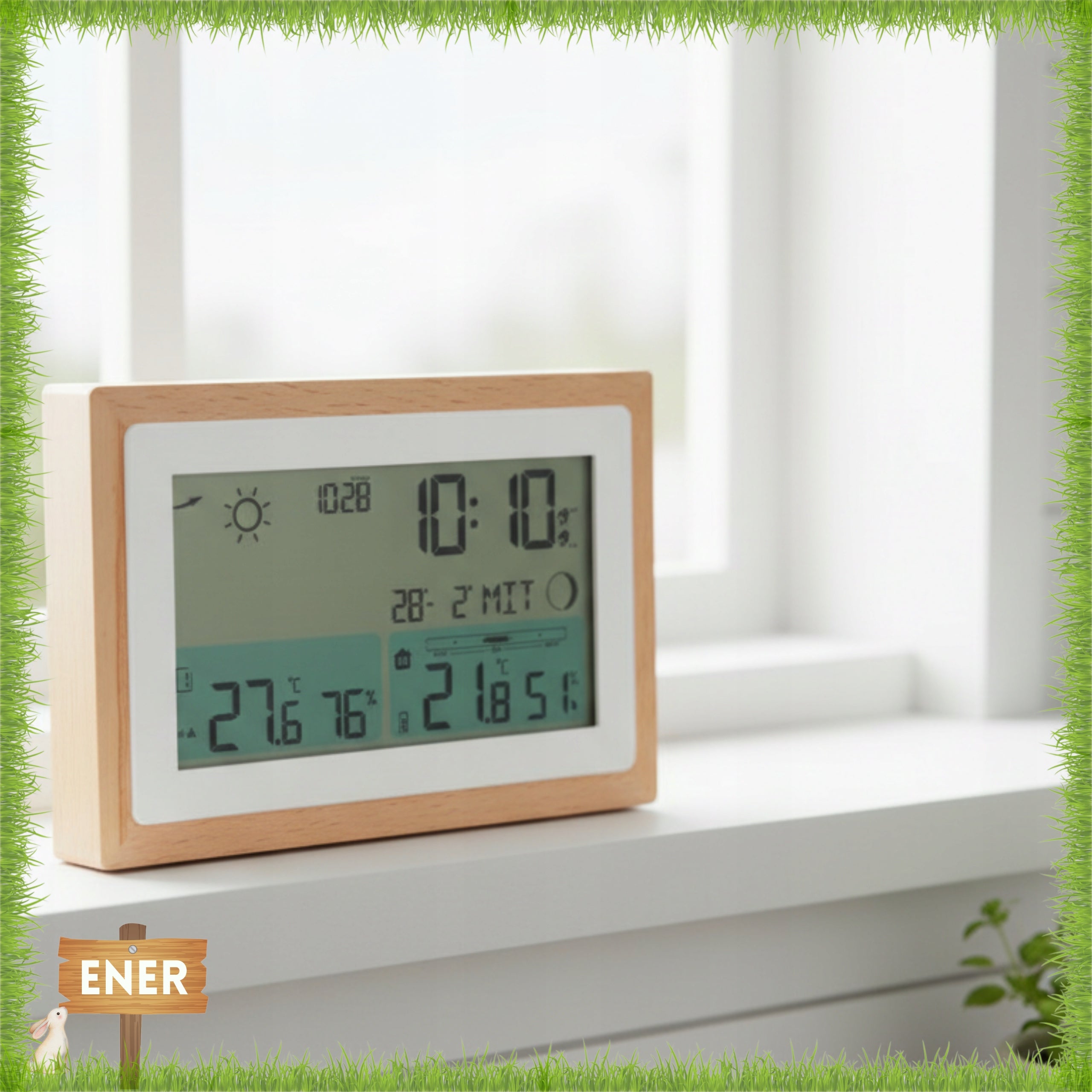 Wireless Weather Station with Display Hygrometer Thermometer Barometer Packaging status original