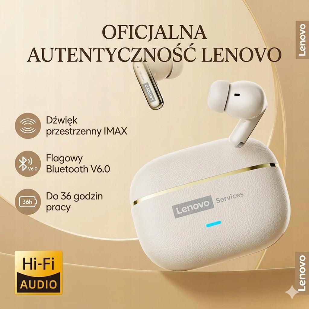 Wireless earbuds Lenovo LE208| THINKPLUS | BLACK/WHITE Manufacturer code LP2