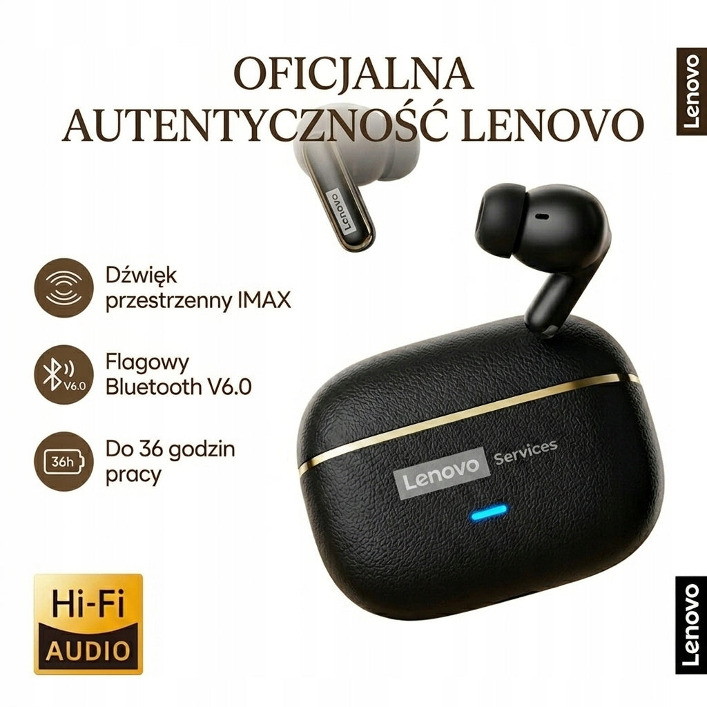 Wireless earbuds Lenovo LE208| THINKPLUS | BLACK/WHITE