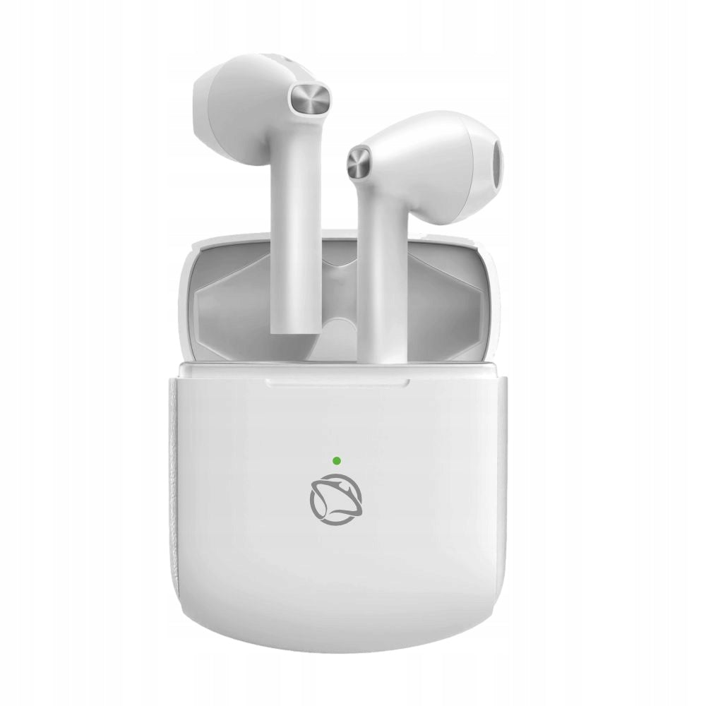 Wireless earbuds Manta Rhythm X white TWS microphone 59ms Packaging status original
