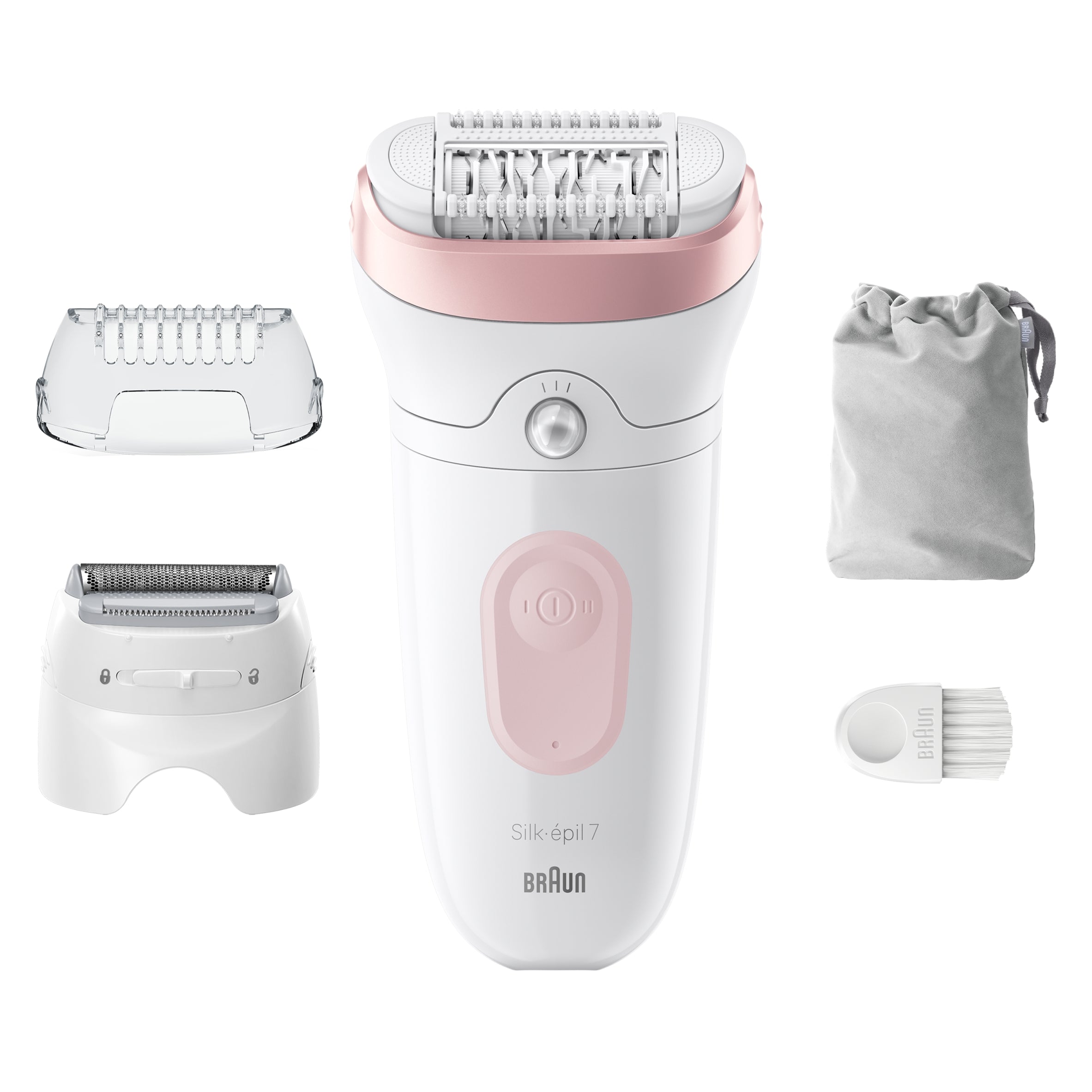 Wireless epilator Braun Silk-Epil SE7-030 battery tweezers case Manufacturer code silk-epil-7-7-030