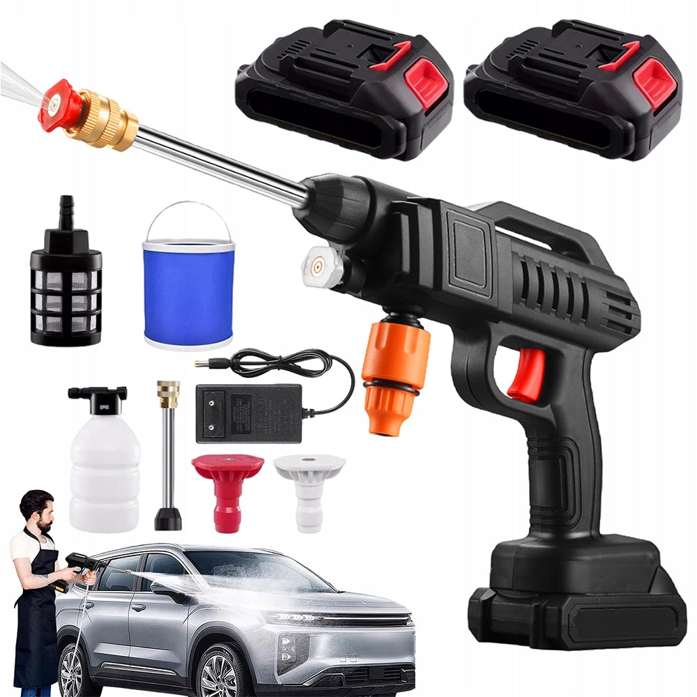 Wireless high-pressure washer, designed for washing cars Manufacturer code Bezprzewodowa myjka wysokociśnieniowa