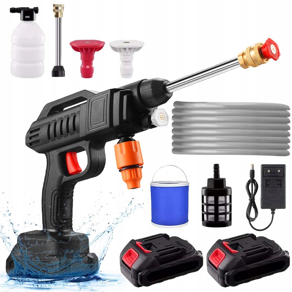Wireless high-pressure washer, designed for washing cars Packaging status original
