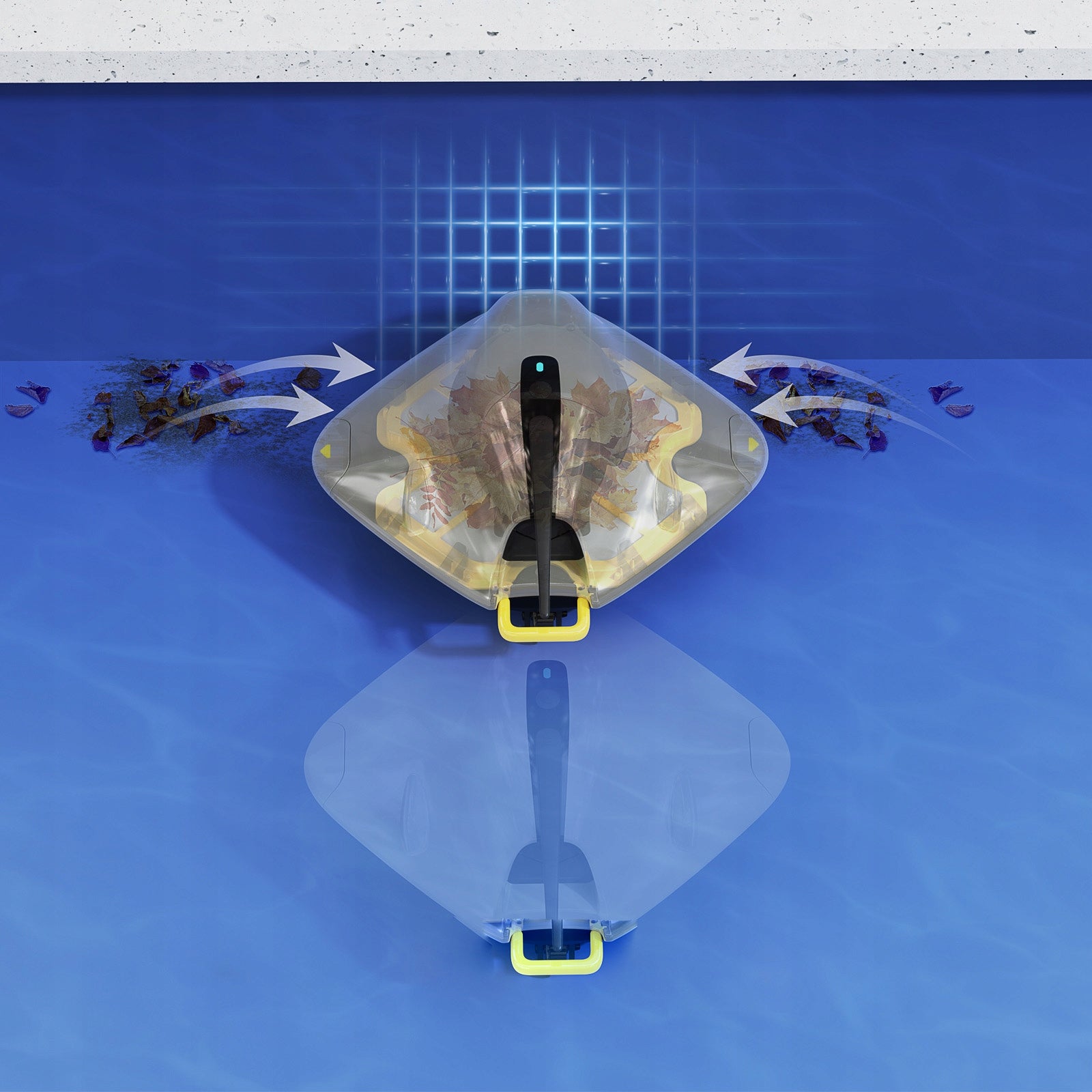 Wireless pool cleaning robot Blossom S2 Ultra,automatic cleaning,70 minutes Batteries included no