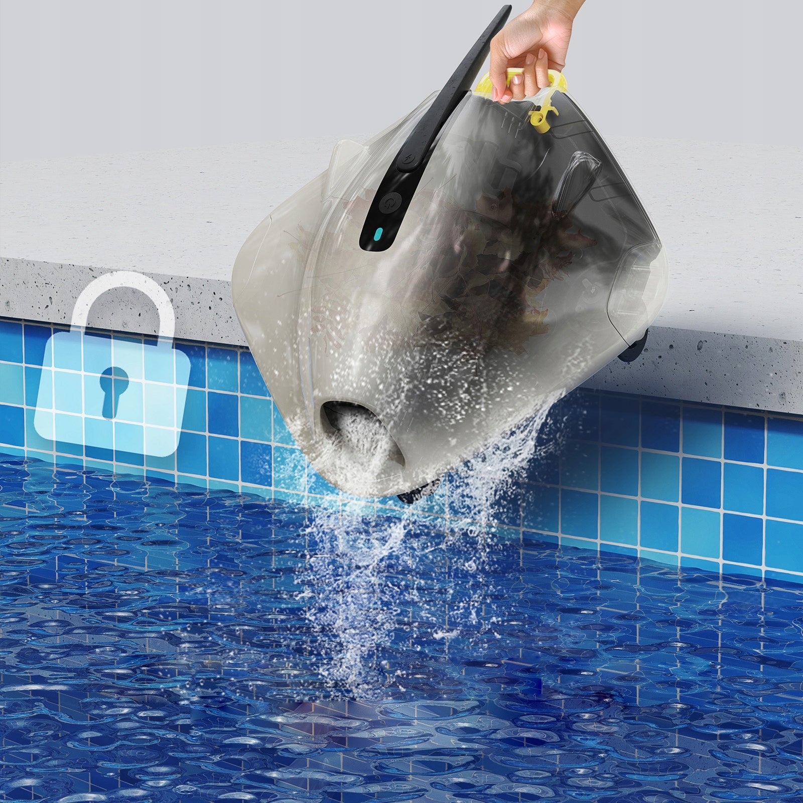 Wireless pool cleaning robot Blossom S2 Ultra,automatic cleaning,70 minutes Manufacturer code 9331855024271