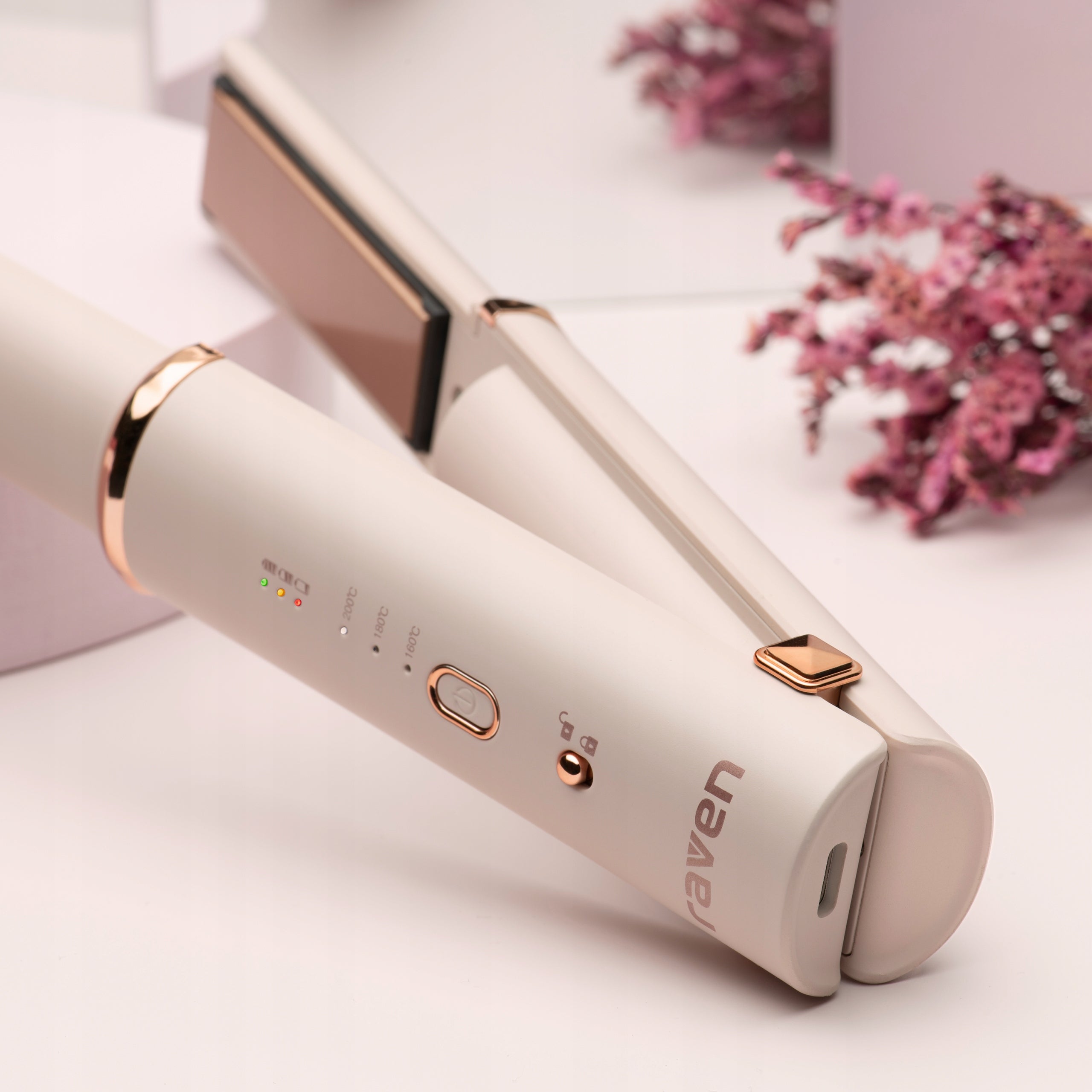 Wireless straightener RAVEN EPT1S 25W 200degree ceramic-turmaline Manufacturer code EPT1S