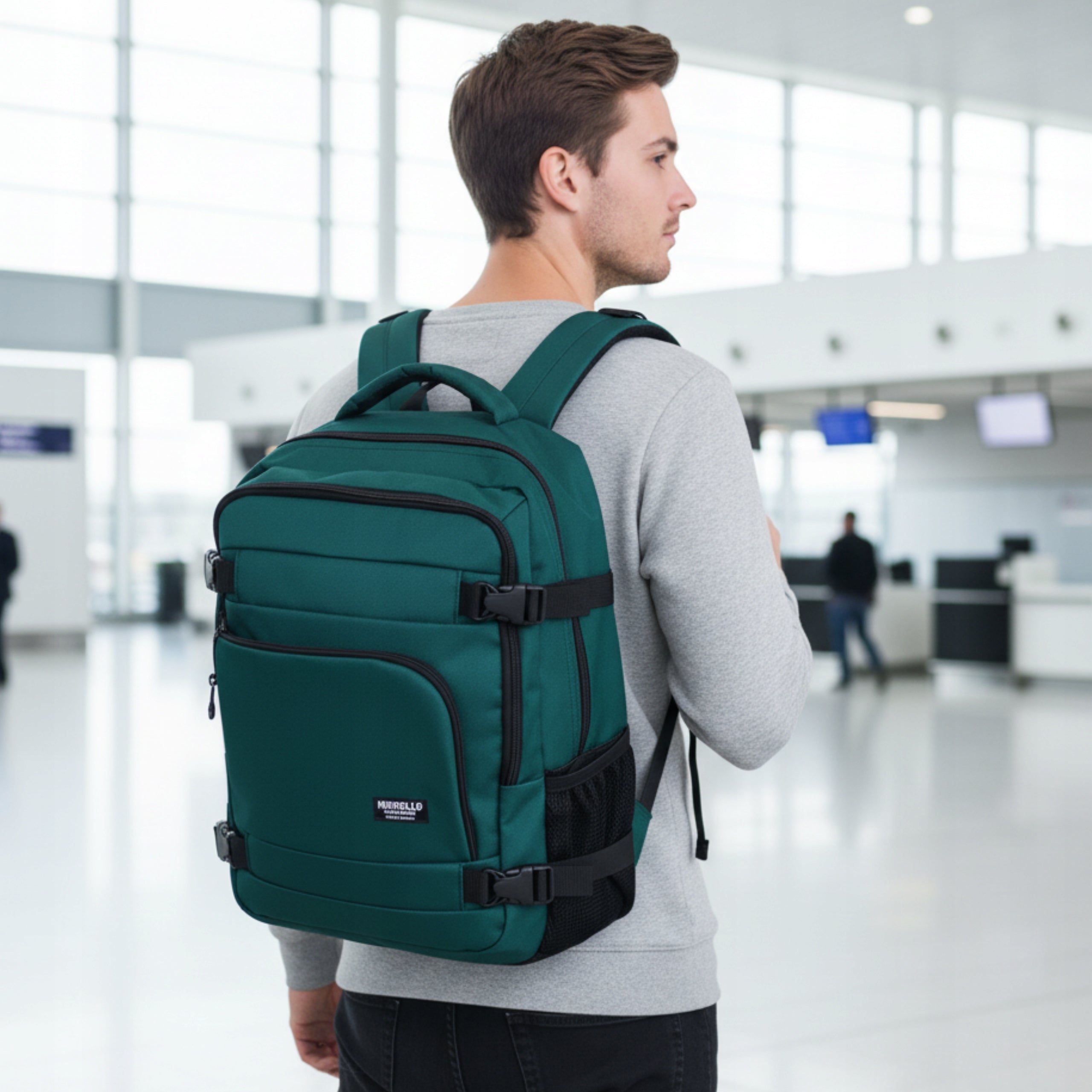 Wizzair 40x30x20 Ryanair Travel Backpack for Airplane Polish Hand Luggage Manufacturer code Plecak do samolotu premium Convey T K ziel