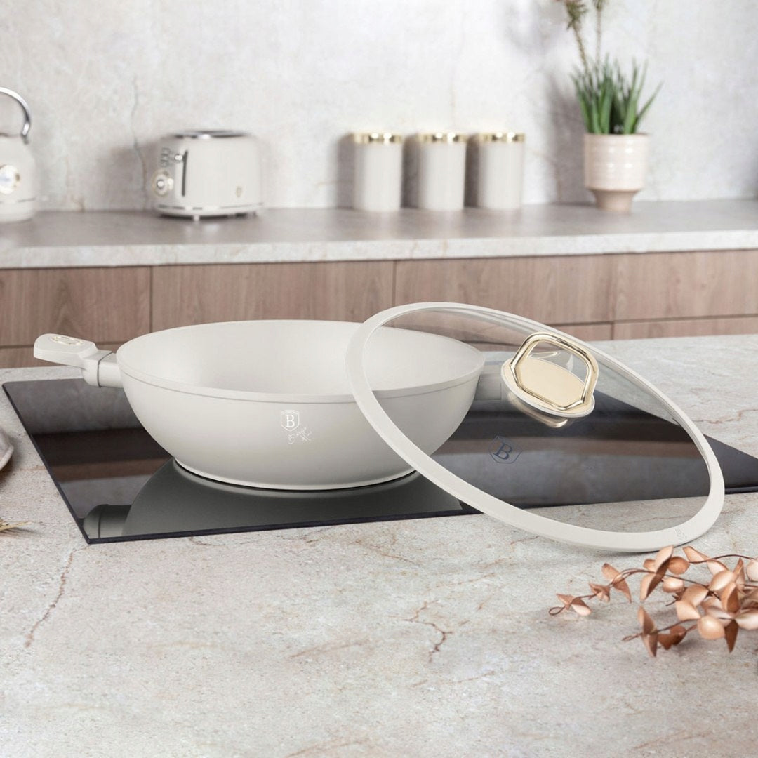 Wok 30cm with lid BerlingerHaus BH-8065 Sahara Manufacturer code BH-8065