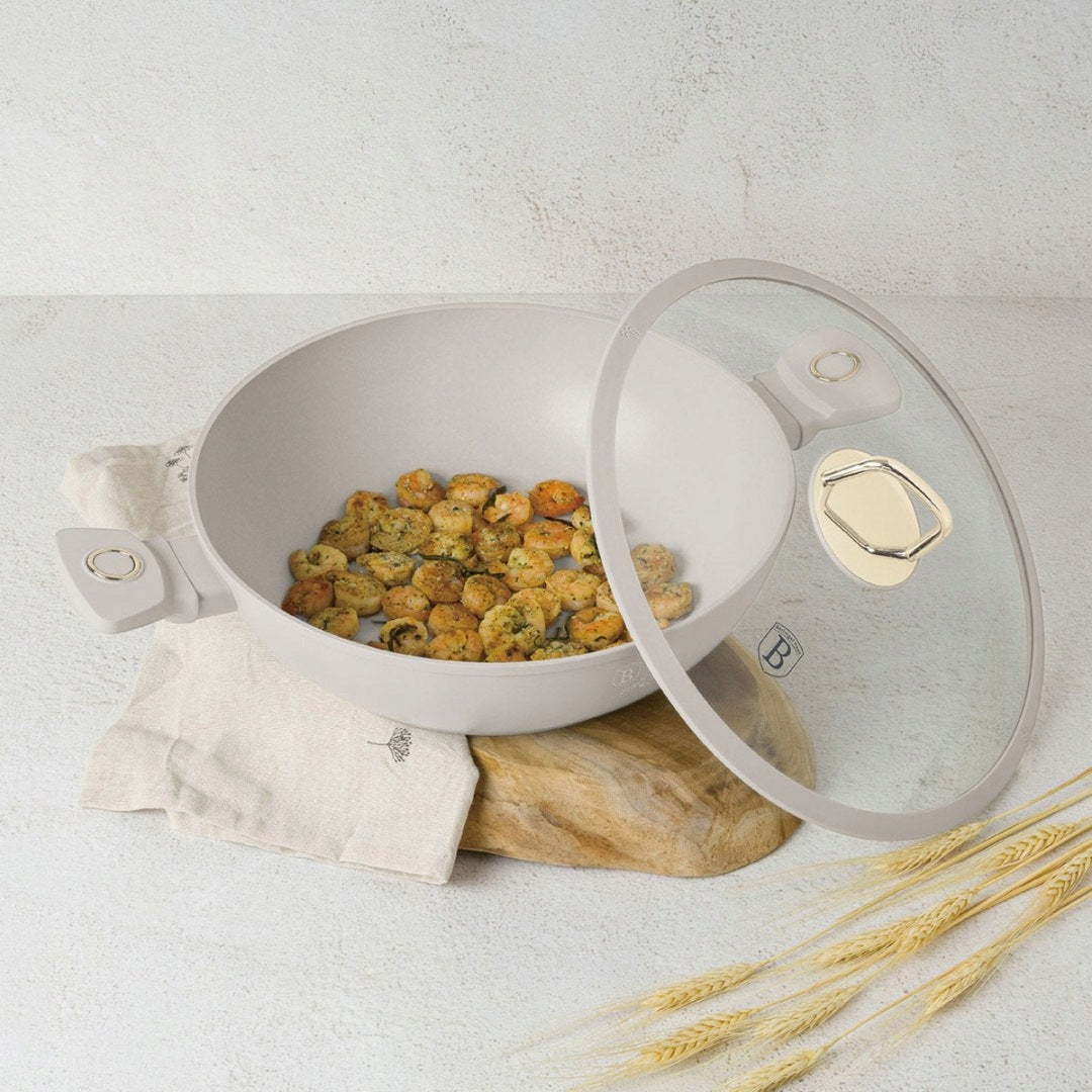 Wok 30cm with lid BerlingerHaus BH-8065 Sahara Packaging status original