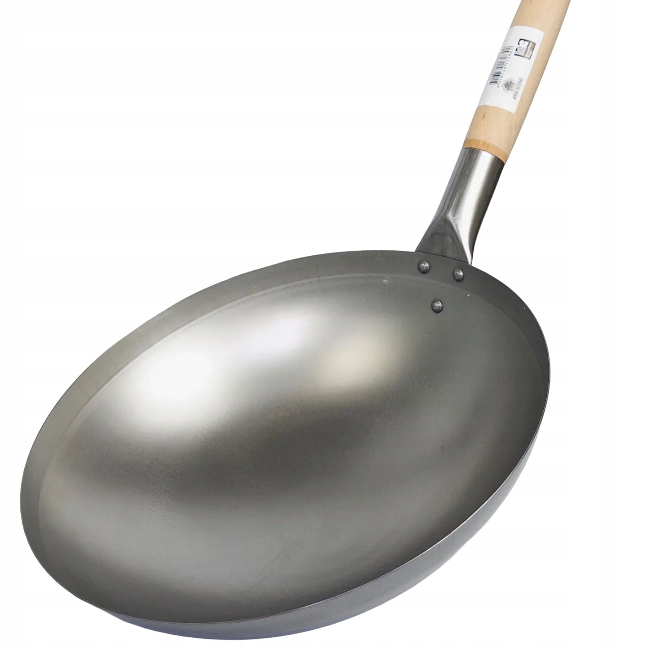 Wok 33 cm carbon steel JADE TAMPLE pan Asian round bottom
