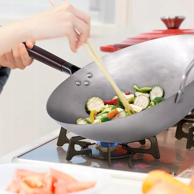 Wok Joejis 35 cm carbon steel frying pan Diameter 35 cm