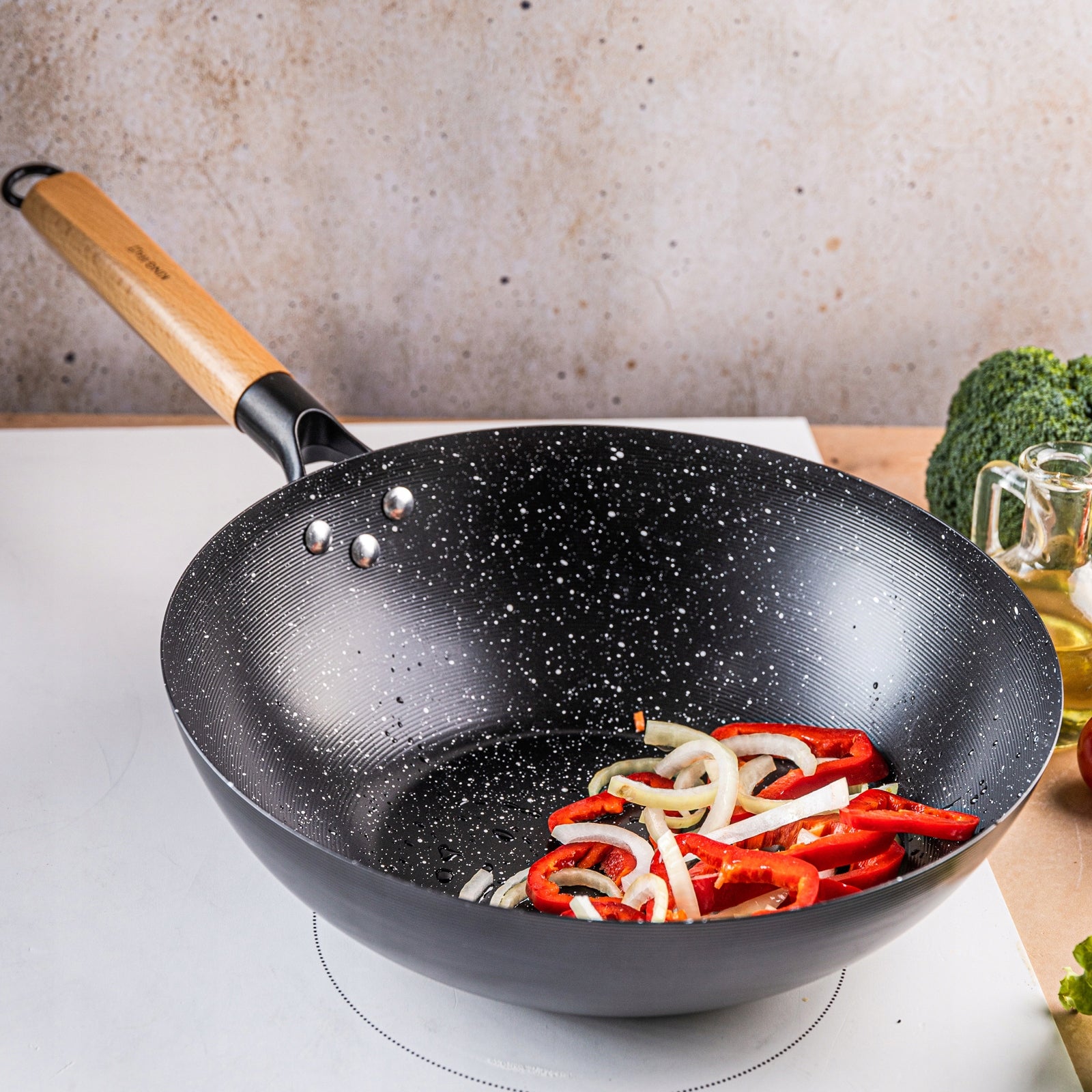 Wok Kinghoff PAN WOK 30cm 30 cm Brand Kinghoff