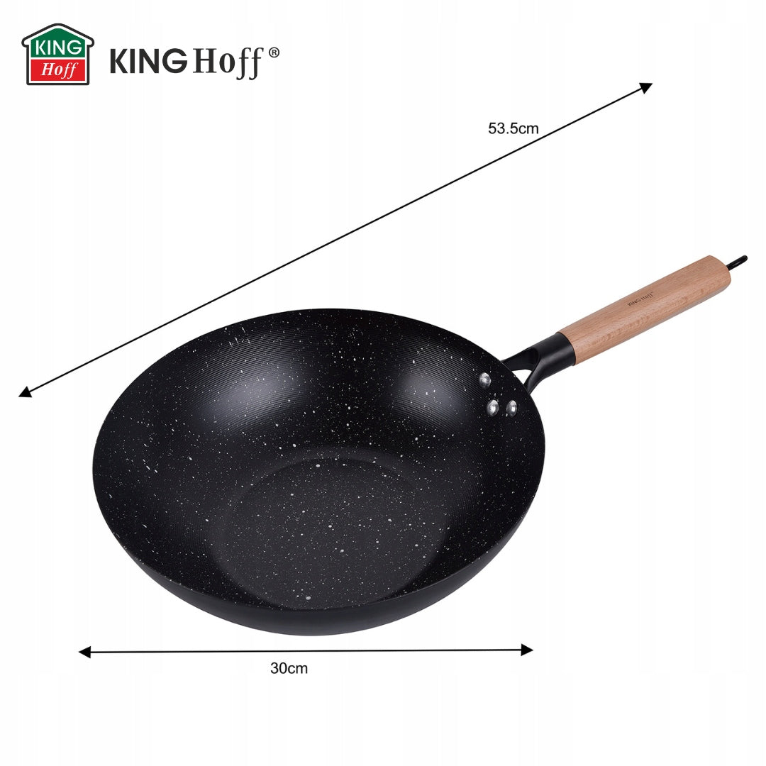 Wok Kinghoff PAN WOK 30cm 30 cm Diameter 30 cm