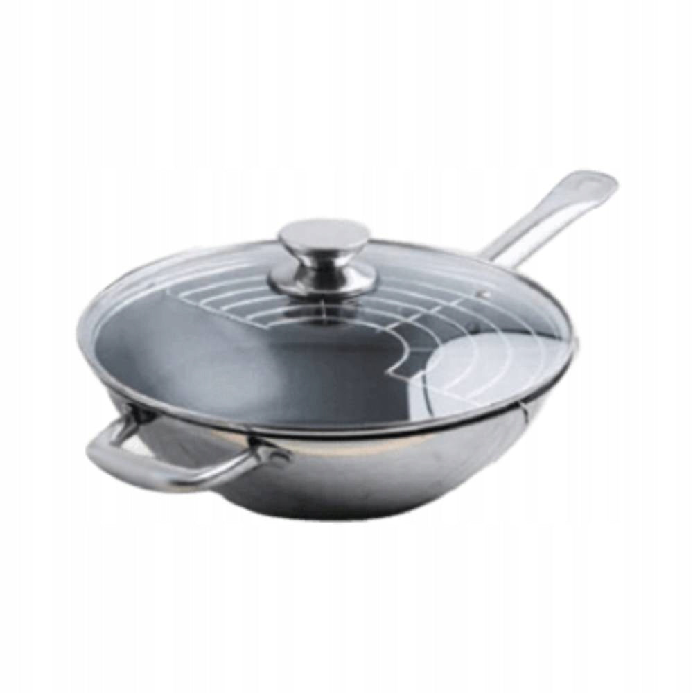 Wok Pan with Lid Ambition Storm 28cm