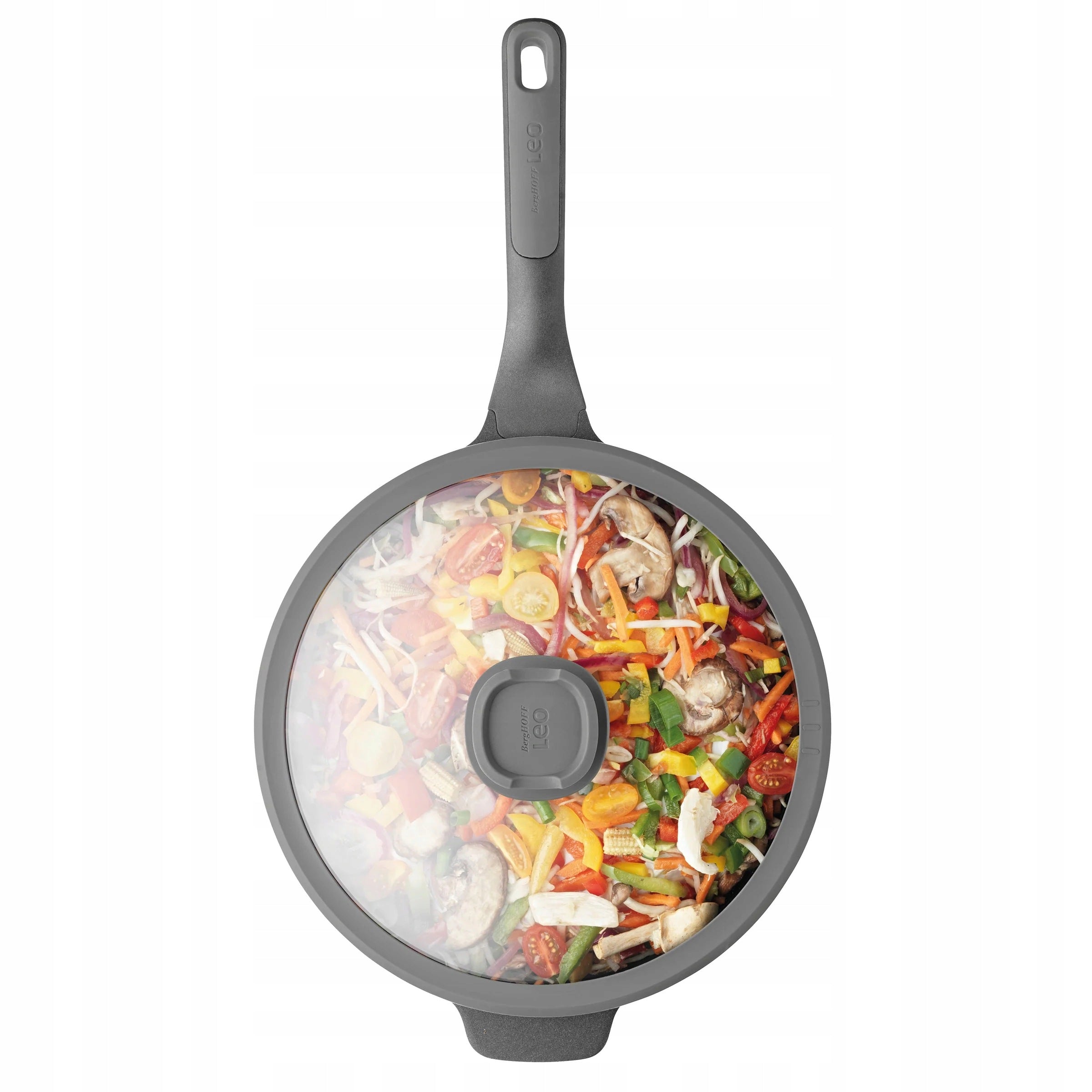 Wok pan with lid 28 cm deep induction ceramic coating BERGHOFF Brand Berghoff