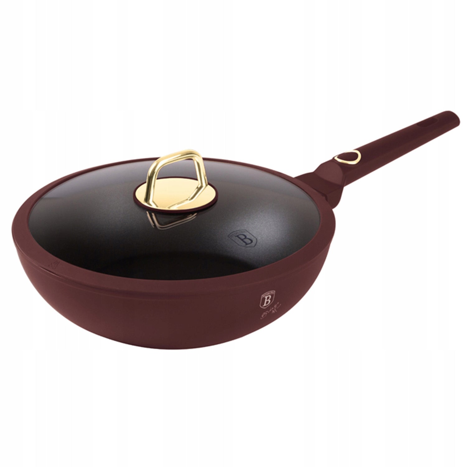 Wok with lid BerlingerHaus 28 cm non-stick BH-8034
