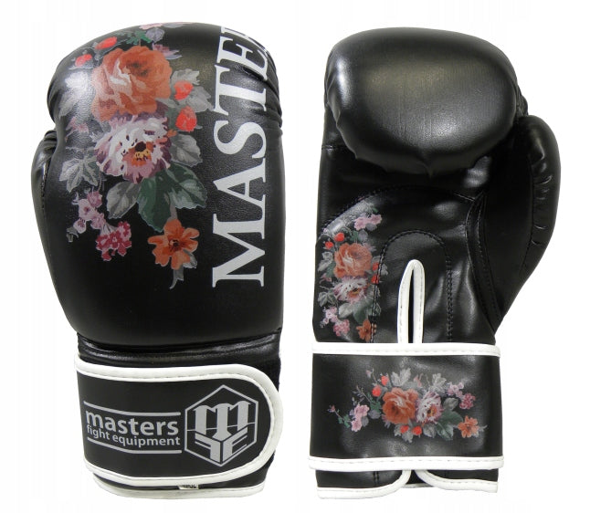 Women's Boxing Gloves MASTERS RPU-FLOWER 8 oz