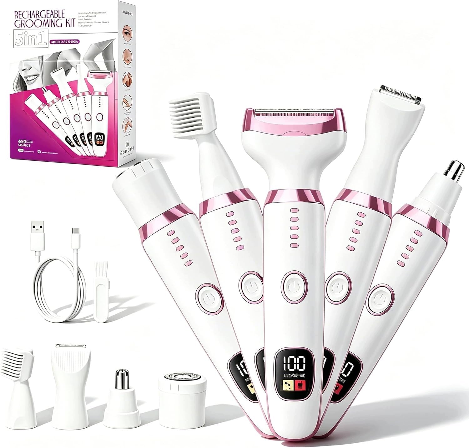 Women's WIRELESS HAIR REMOVER Shaver for Women Body Leg Bikini Armpits
