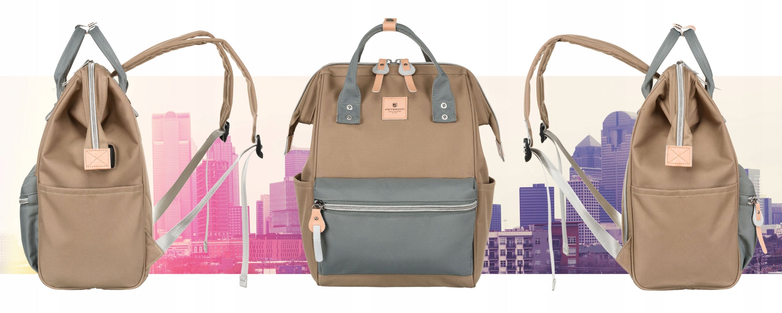 Women's backpack for airplane Peterson cabin luggage travel hand luggage Manufacturer code 5903051276385